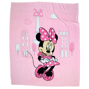 Disney Minnie Mouse Fleece deken Shopping - 110 x 140 cm - Polyester