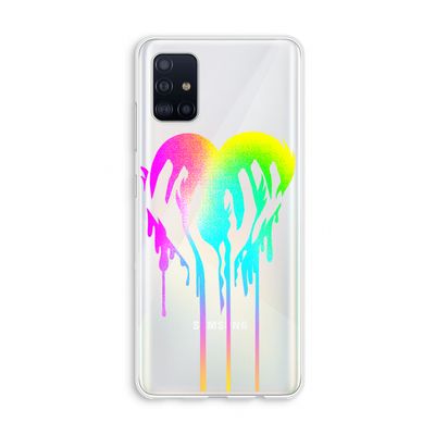 Hold My Heart: Galaxy A51 4G Transparant Hoesje