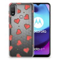 Motorola Moto E20 | E40 TPU bumper Hearts - thumbnail