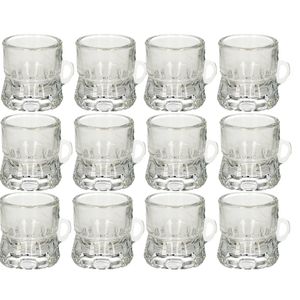 Set van 20x stuks shotglas vorm bierpul glaasje/glas met handvat van 2cl