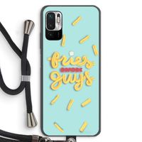 Always fries: Xiaomi Redmi Note 10 5G Transparant Hoesje met koord
