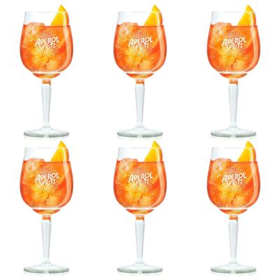 Aperol Spritz Glazen - 450 ml - Officieel Glas - 6 stuks