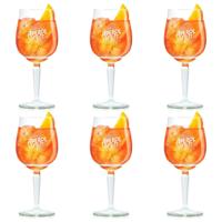Aperol Spritz Glazen - 450 ml - Officieel Glas - 6 stuks Aperol Spritz Glazen - 450 ml - Officieel Glas - 6 stuks
