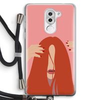 Woke up like this: Honor 6X Transparant Hoesje met koord