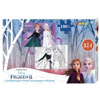 Luna Kleurplaat En Puzzel Frozen Ii 49 Cm Karton 100 Stuks - thumbnail
