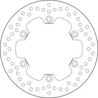 BREMBO Serie Oro remschijf, remschijven voor de moto, vast 68B407M5