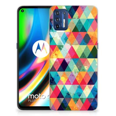 Motorola Moto G9 Plus | TPU bumper | Geruit