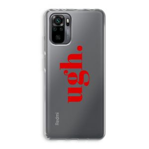 Ugh: Xiaomi Redmi Note 10 Pro Transparant Hoesje