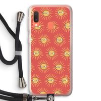 Zon: Samsung Galaxy A20e Transparant Hoesje met koord