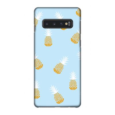 Ananasjes: Samsung Galaxy S10 4G Volledig Geprint Hoesje