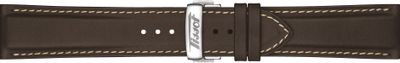Horlogeband Tissot T600048180 Leder Bruin 22mm