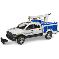 Bruder Dodge RAM 2500 Pick-up met kraan en zwaailicht - thumbnail