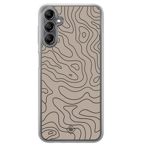 Samsung Galaxy A14 hybride hoesje - Abstract lines