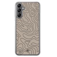 Samsung Galaxy A14 hybride hoesje - Abstract lines