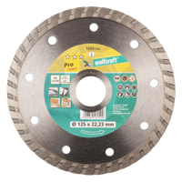 Wolfcraft Diamant-doorslijpschijf | ProTu | Ø125 x 22,23 | 1 stuk - 1695000