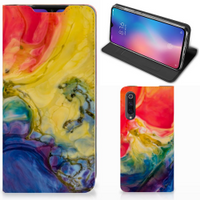 Bookcase Xiaomi Mi 9 Watercolor Dark