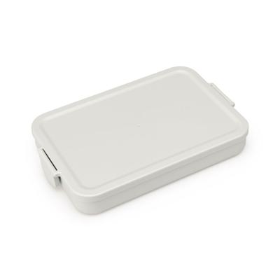 Brabantia lunchbox make & take plat lichtgrijs