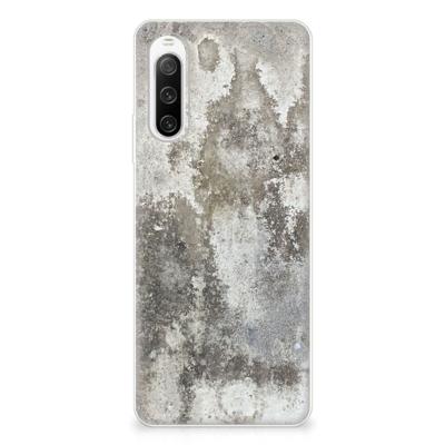 Sony Xperia 10 IV | TPU | Siliconen hoesje | Beton Print