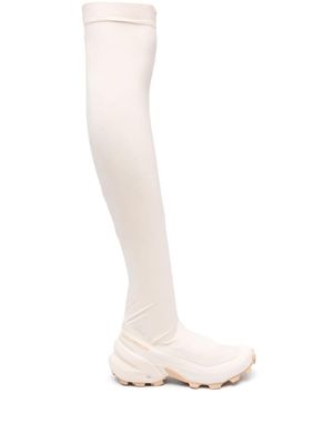 MM6 Maison Margiela X Salomon cuissardes à semelle épaisse - Rose
