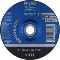 PFERD 62217426 E 180-4,1 SG STEEL Afbraamschijf gebogen Diameter 180 mm Boordiameter 22.23 mm Staal 10 stuk(s) - thumbnail