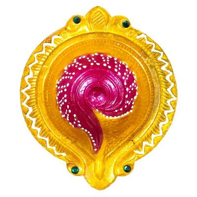Oosterse Kaarshouder Shankha voor Ghee Kaarsjes