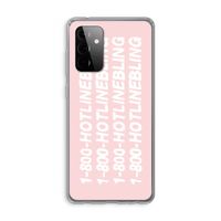 Hotline bling pink: Samsung Galaxy A72 Transparant Hoesje