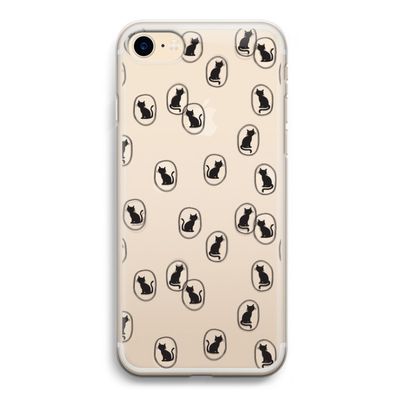 Miauw: iPhone 7 Transparant Hoesje