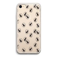Miauw: iPhone 7 Transparant Hoesje