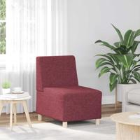 Fauteuil 55 cm stof wijnrood
