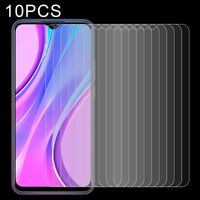 Voor Xiaomi Redmi 9 (India) 10 PCS 0.26mm 9H 2.5D Gehard glas film