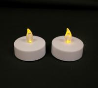 B.o.t. 2st theelicht jumbo 6x4.5cm led 2xaaa / on/6-18u timer/off / blister - Annas collection