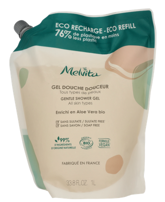 Melvita Gentle Shower Gel - Eco Refill 1000 ml