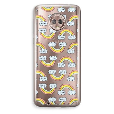 Regenboog: Motorola Moto G6 Transparant Hoesje