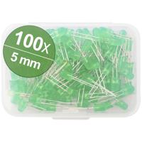 Quadrios LED-assortiment Groen 5 mm 20 mA 3.0 V - thumbnail