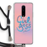 Girl boss: OnePlus 8 Transparant Hoesje met koord