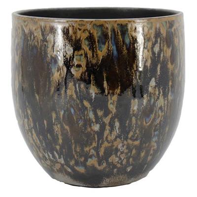 Pot mason d14h13 cm pauwblauw - Hortus
