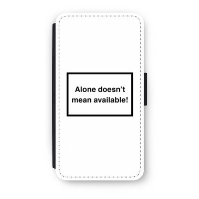 Alone: iPhone XS Flip Hoesje