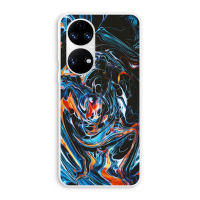 Black Unicorn: Huawei P50 Transparant Hoesje