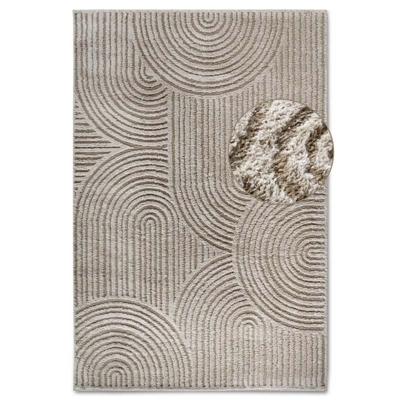 Vloerkleed Chappe Beige 200x280 Cm Hoogpolig Elle Decoration - Dekbed-Discounter.nl