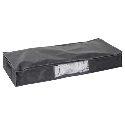 5Five Dekbed/kussens opberghoes - antraciet grijs - met vacuumzak - 100 x 45 x 15 cm