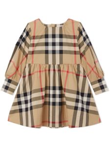 Burberry Kids robe à motif Vintage Check - Tons neutres