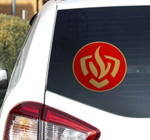 Autosticker brandweer logo