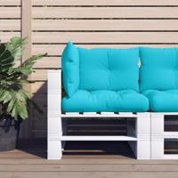 VidaXL Palletkussens 3 st oxford stof turquoise