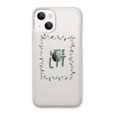 It's Lit: iPhone 13 Transparant Hoesje