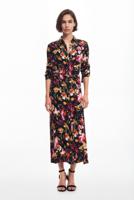 Bloemen overhemdjurk - RED - S