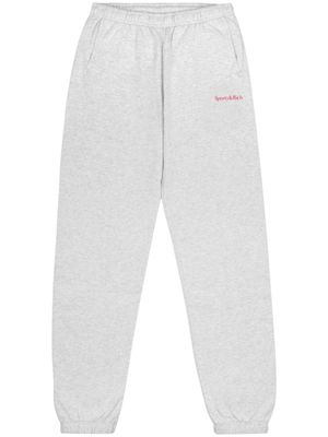 Sporty & Rich pantalon de jogging à logo imprimé - Gris