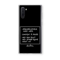 Mijn Motto's: Samsung Galaxy Note 10 Transparant Hoesje