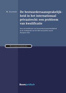 De bestuurdersaansprakelijkheid in het internationaal privaatrecht: een probleem van kwalificatie - M. Zilinsky - ebook