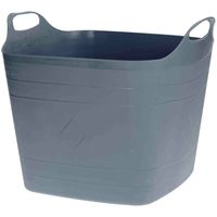 Bathroom Solutions Flexibele kuip - grijs - 40 liter - emmer - wasmand - Wasmanden - thumbnail