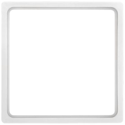 pasring 50 x 50mm zuiverwit glanzend